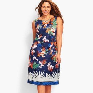 Talbots Tropical Sleeveless Summer Dress, 10P